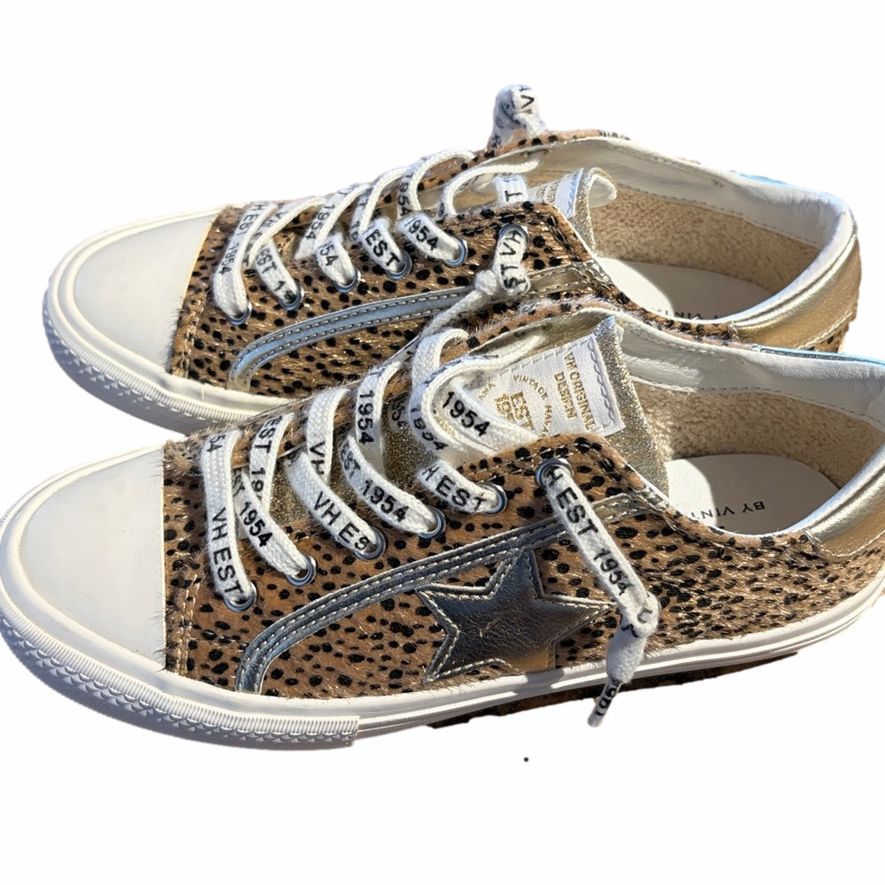 Vintage Havana Wild Leopard Strut Sneakers | EUC | Sz 6.5 - Picture 4 of 7